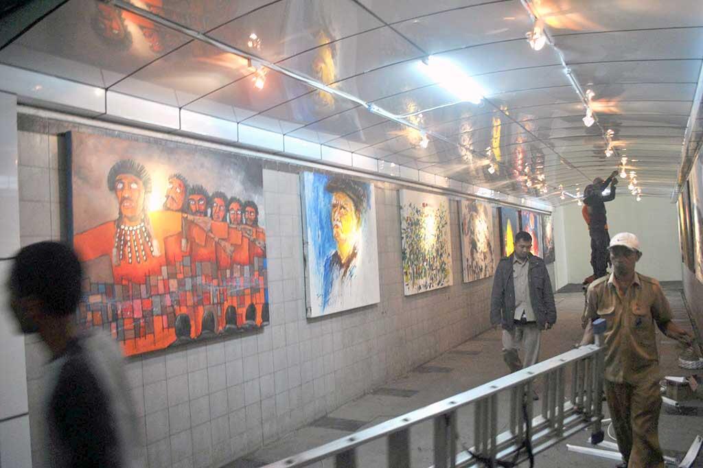Unik! Underpass Berkonsep Galery Seni di Kota Bogor