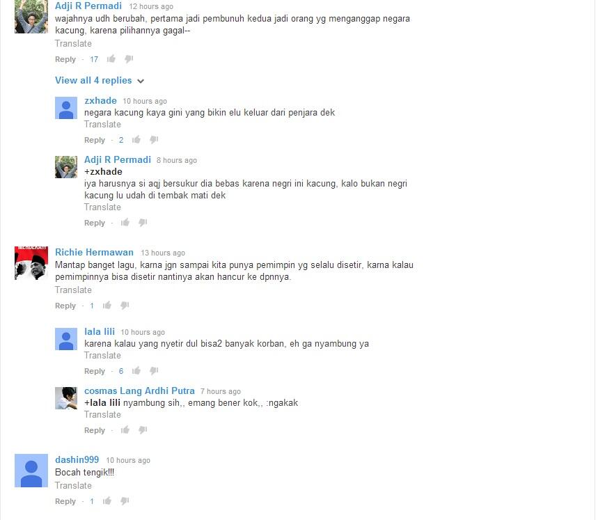 Dul rilis lagu Negara Kacung di Youtube