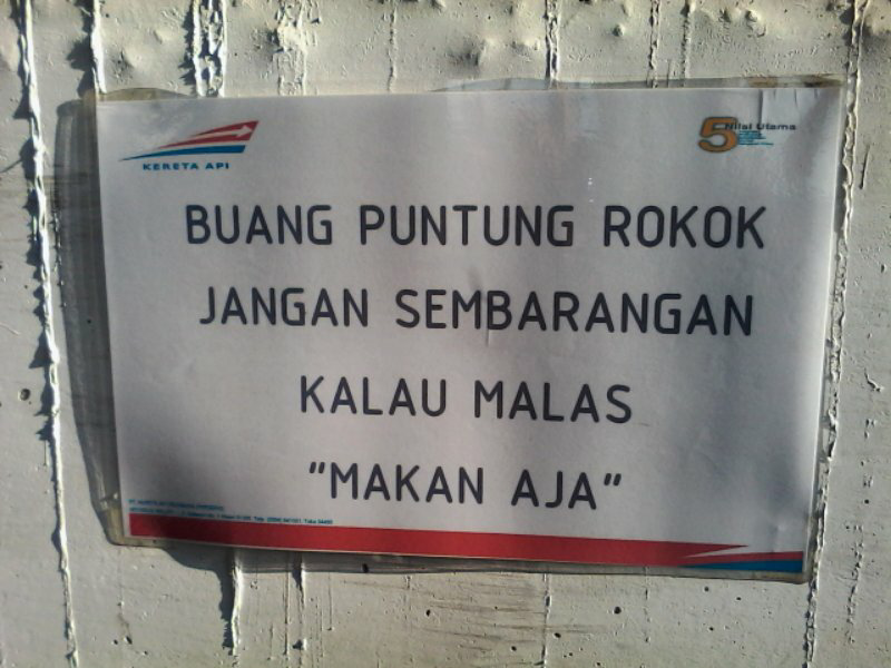 Siapa yang doyan puntung rokok