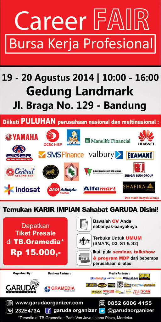 Info loker Bandung - Career Fair BDG