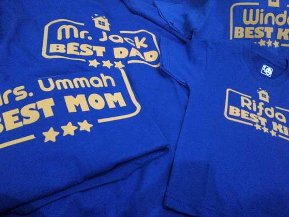 Jual: KAOS BABY, BALITA, FAMILY Bisa Pesan Desain