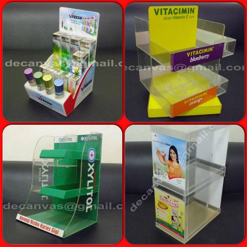 Display Acrylic Custom dari bahan Acrylic, Plywood, Segala Ukuran & bentuk