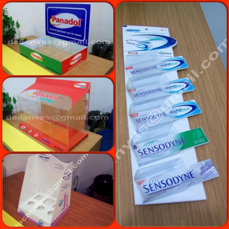 Display Acrylic Custom dari bahan Acrylic, Plywood, Segala Ukuran & bentuk