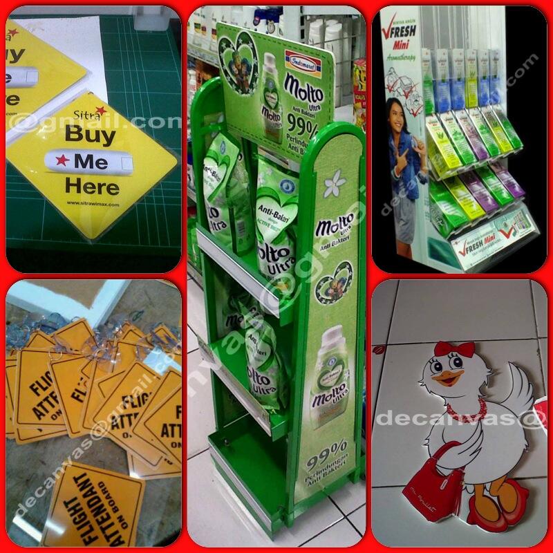 Display Acrylic Custom dari bahan Acrylic, Plywood, Segala Ukuran & bentuk