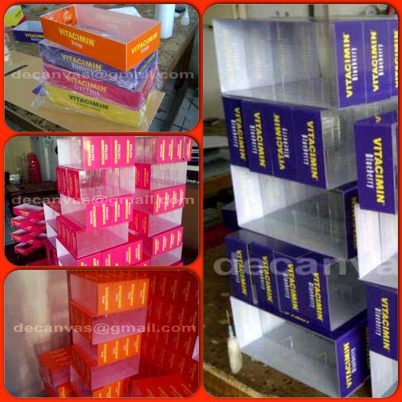 Display Acrylic Custom dari bahan Acrylic, Plywood, Segala Ukuran & bentuk