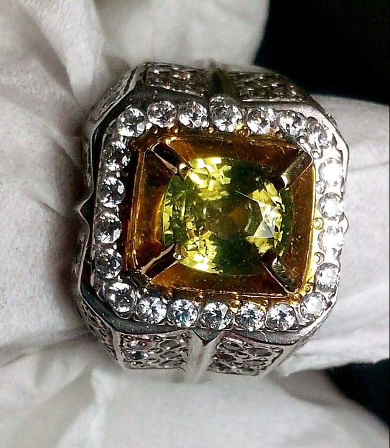 HQ Natural Zircon Srilanka No Treatment ( No Heat ) Cushion Clean Banget