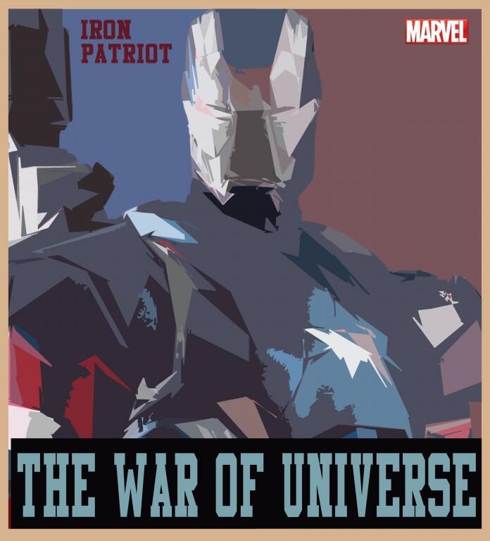 POSTER MARVEL : THE WAR OF UNIVERSE (Imajinasi Ane gan)