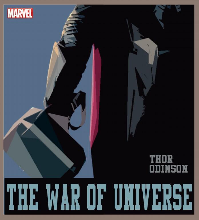 POSTER MARVEL : THE WAR OF UNIVERSE (Imajinasi Ane gan)