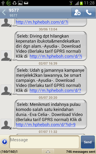 Pulsa disedot oleh 9577 (021 5890 8230)
