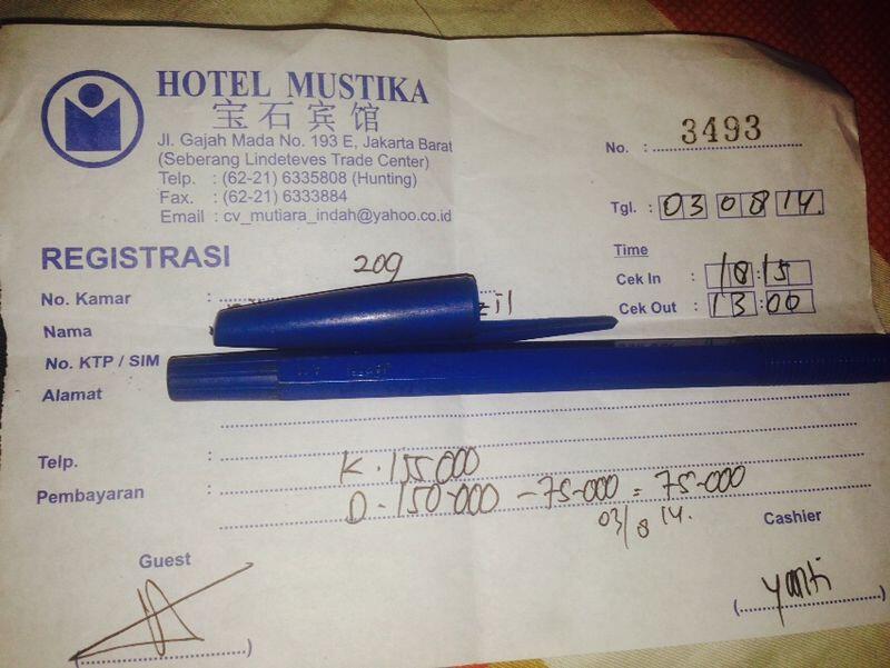 Kecewa dengan pelayanan hotel Mustika Jakarta