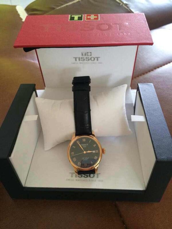 JUAL SANTI TISSOT LE LOCLE ROSE GOLD 1000% ORI...!