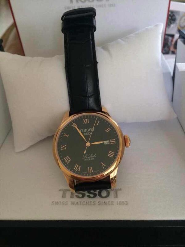 JUAL SANTI TISSOT LE LOCLE ROSE GOLD 1000% ORI...!