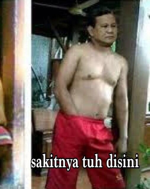 prabowo yang tersakiti