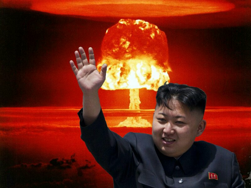 (celaka Gan) Kim Jong Un Mengarahkan Rudal Nuklirnya ke NKRI