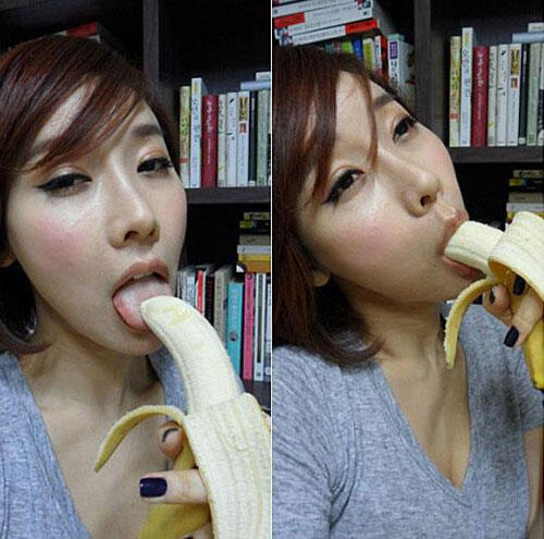 &#91;WOW&#93; Inilah EKSPRESI Kalo CEWEK Makan PISANG ?????!!! #Penampakan