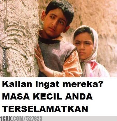 kalian ingat mereka? masa kecil anda sungguh bahagia