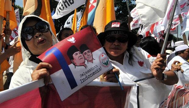Pendukung Prabowo Bergerak ke Gedung DPR