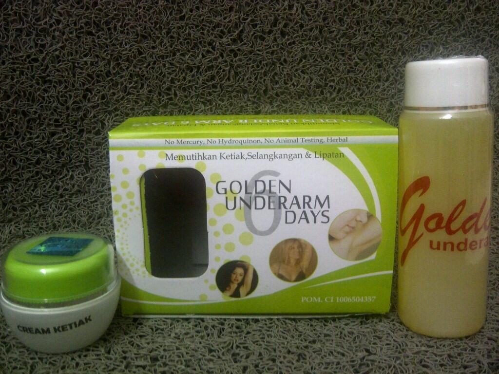 Golden Underarm 6 days (Pemutih Ketiak & Selangkangan) Original