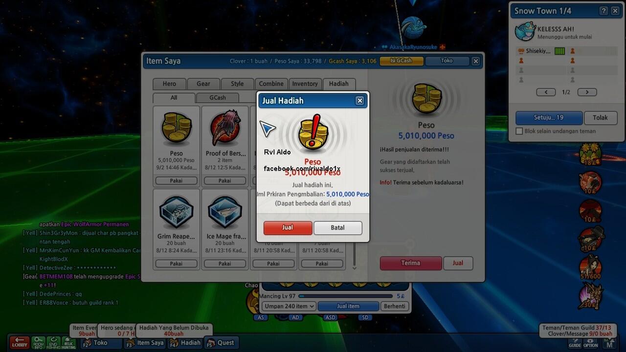 Peso Lost saga <MURMER> Masuk Dulu Ajah 100% Aman