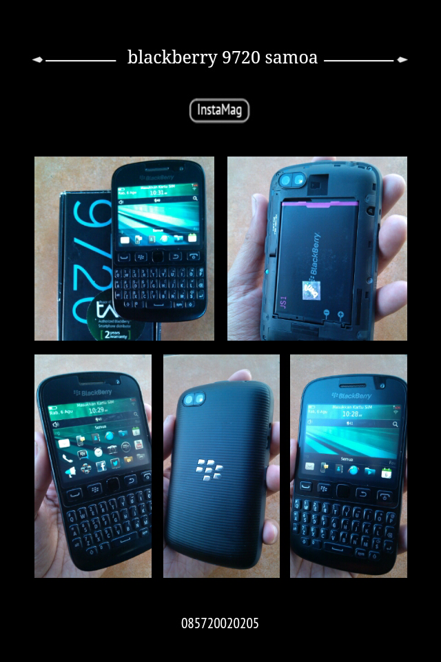 JUAL BU..BLACKBERRY 9720 SAMOA FULLSET COD BANDUNG