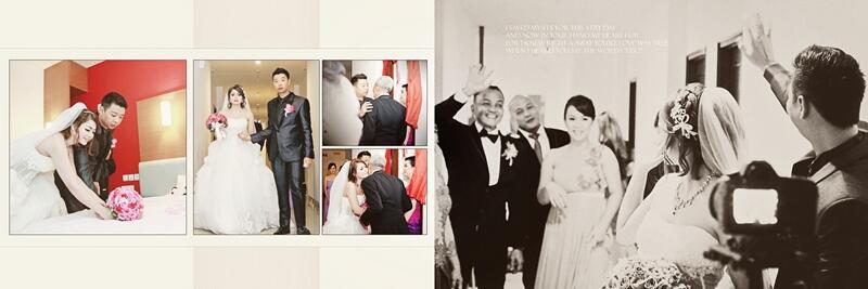 Hasil editan album wedding