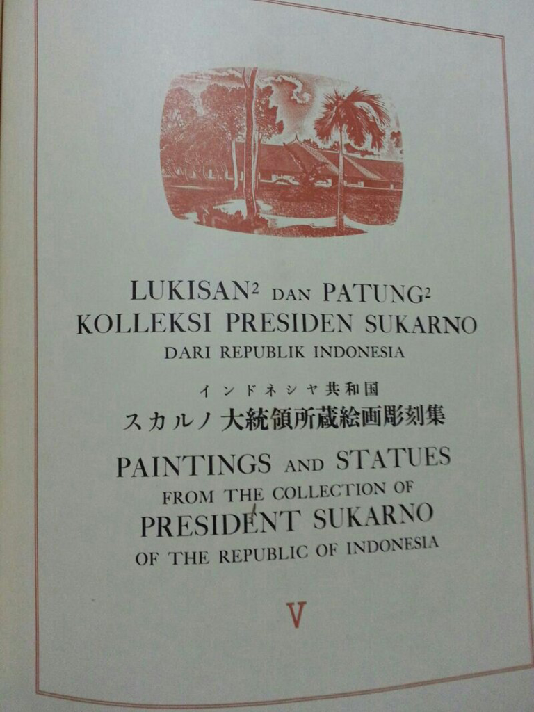 BUKU LUKISAN DAN PATUNG KOLLEKSI PRESIDEN SUKARNO