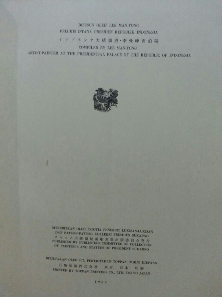 BUKU LUKISAN DAN PATUNG KOLLEKSI PRESIDEN SUKARNO