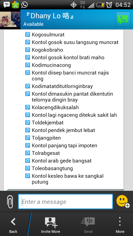singkatan2 anti mainstream 2014 Coeg :v
