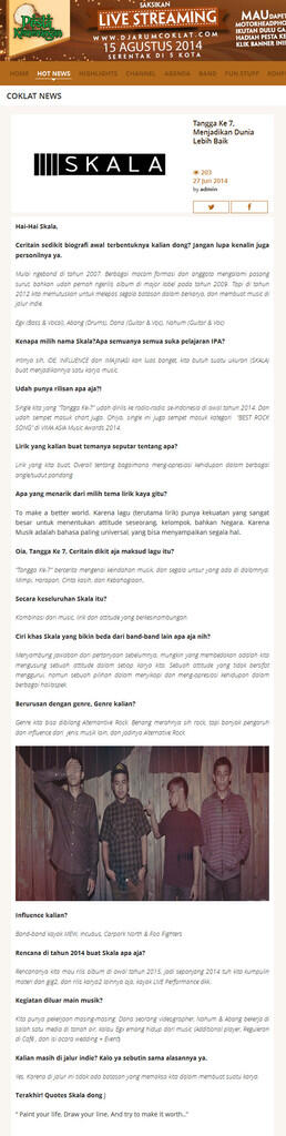 &#91;PROMO&#93; SKALA | Alternative Rock | Jakarta | Indie |