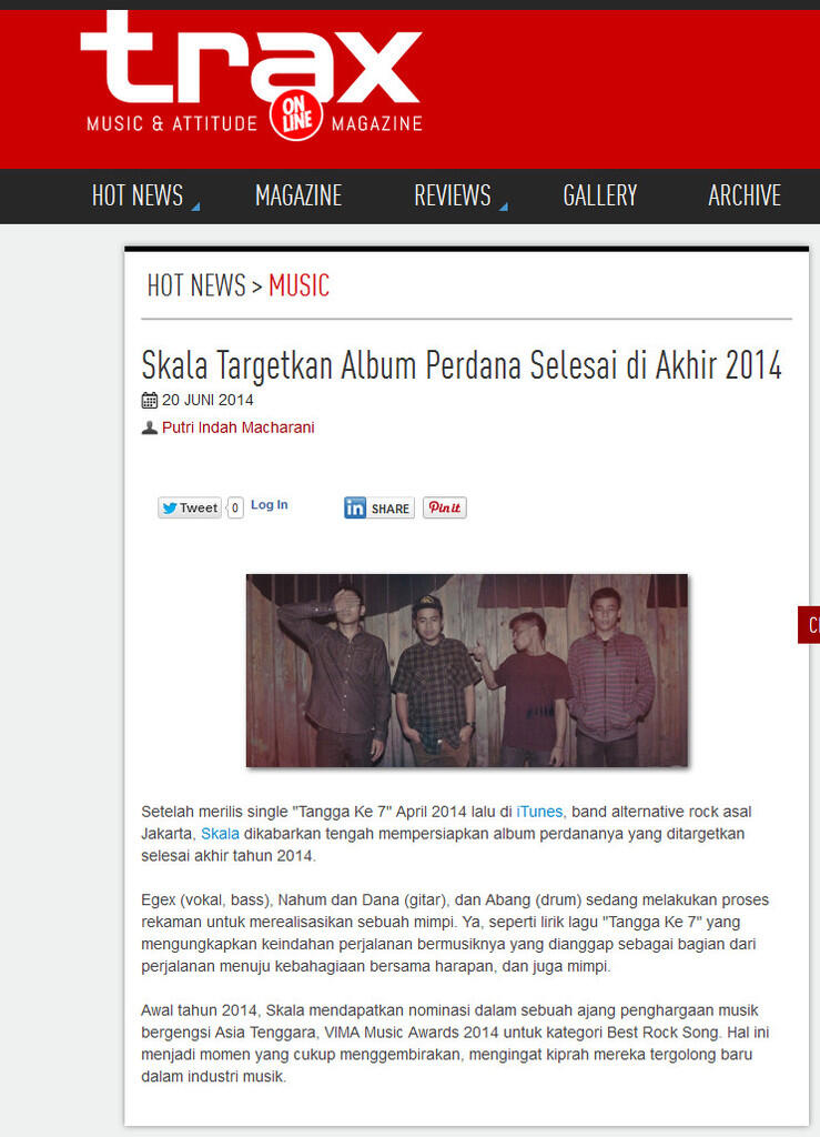 &#91;PROMO&#93; SKALA | Alternative Rock | Jakarta | Indie |