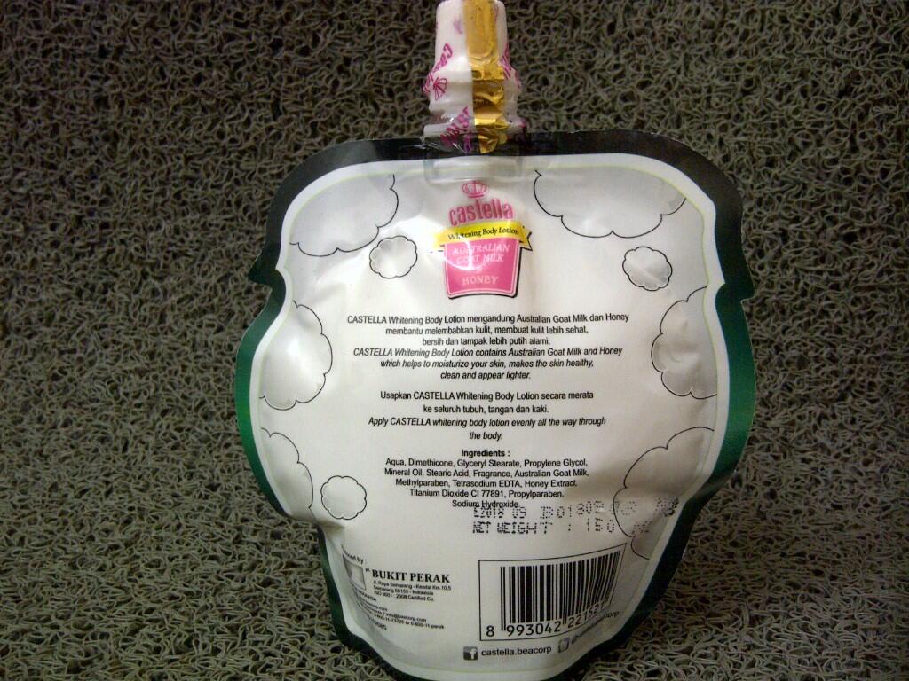 Castella Whitening Body Lotion Original
