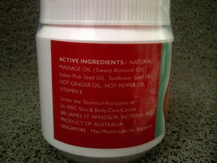 Dr. Eric Slimming Hot Cream Original Thailand (pelangsing)