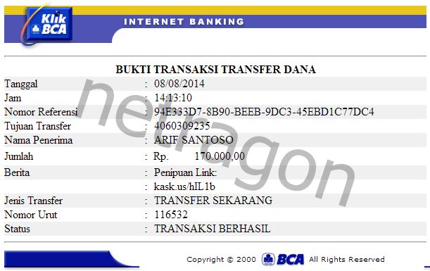 Indikasi Penipuan Transaksi Segitiga oleh id xpanda