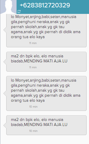 Nomor kurang kerjaan .. silahkan dibantai nih orang
