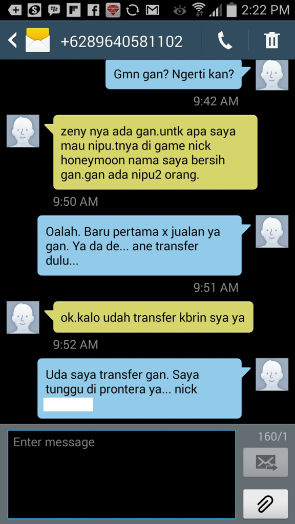 PENIPU GAN! Rek BCA: 857-506-4945 / 8575064945 AN: Muhammad Gazali