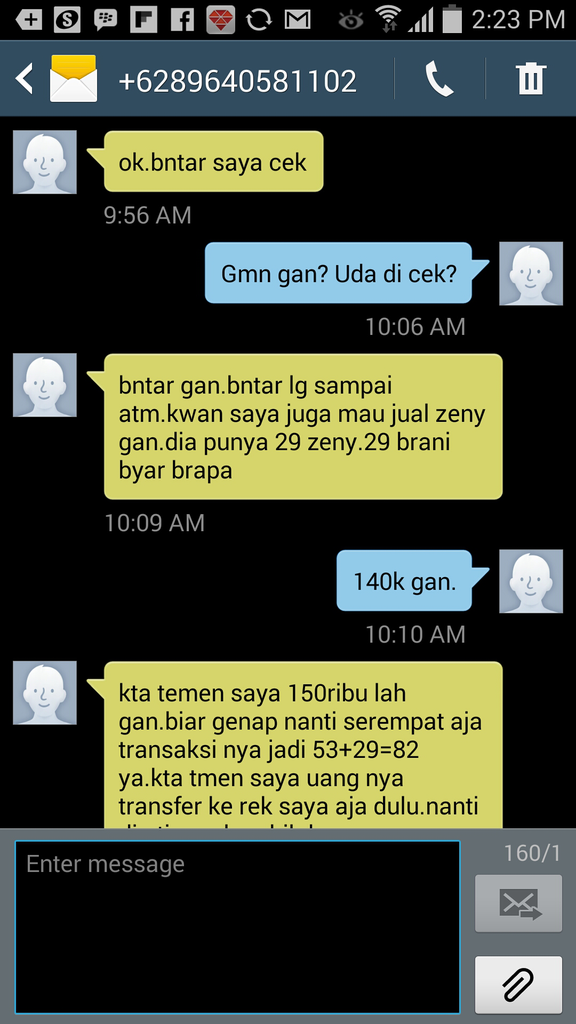 PENIPU GAN! Rek BCA: 857-506-4945 / 8575064945 AN: Muhammad Gazali