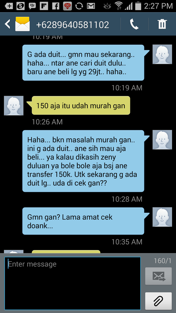 PENIPU GAN! Rek BCA: 857-506-4945 / 8575064945 AN: Muhammad Gazali
