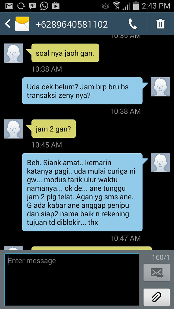 PENIPU GAN! Rek BCA: 857-506-4945 / 8575064945 AN: Muhammad Gazali