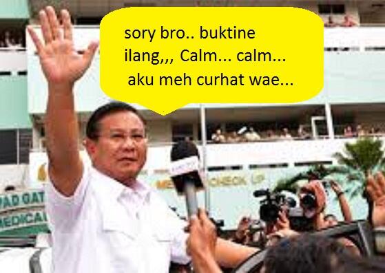 MEME Prabowo curhat sakit hati sama KPU