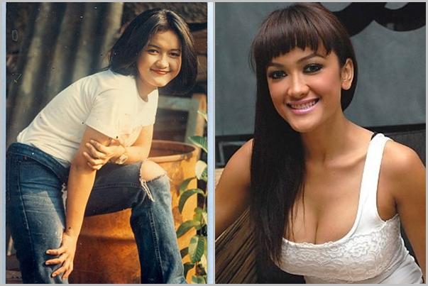 Artis cantik yang dulunya cupu abis….