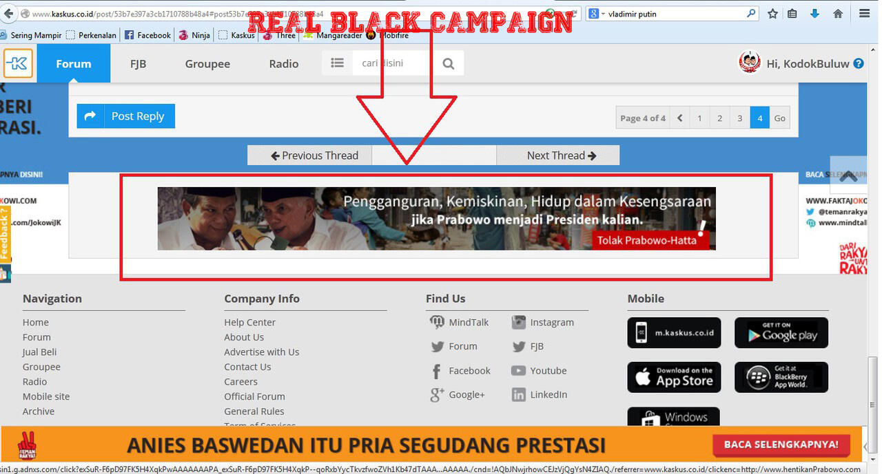 Banyak Kampanye Hitam, Andrew: Kaskus Bersikap Netral