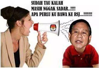 MEME Prabowo curhat sakit hati sama KPU