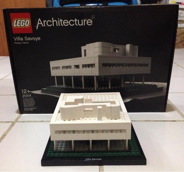 Wts Lego architecture Villa Savoy