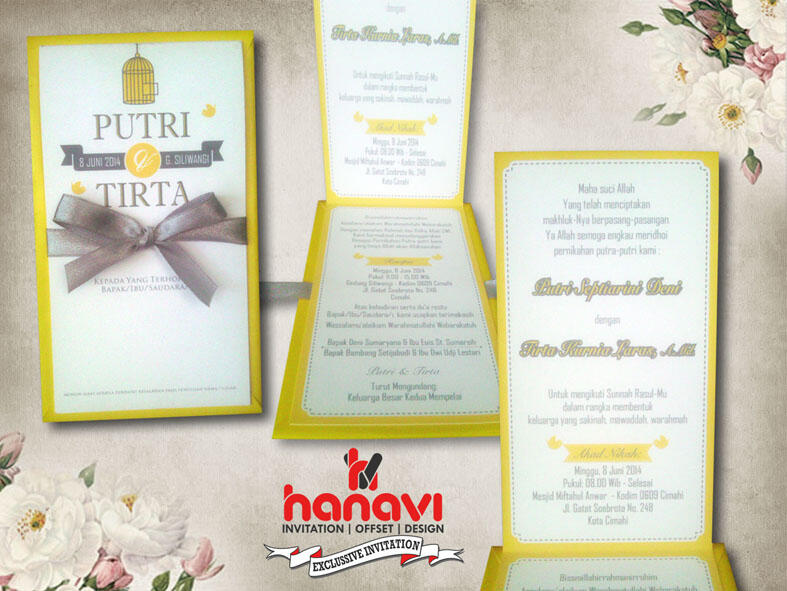EXCLUSSIVE WEDDING INVITATION - undangan pernikahan bandung - cimahi