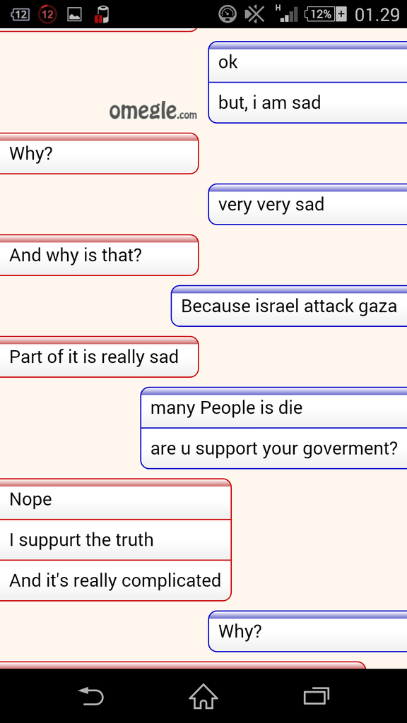 Apa pendapat agan tentang chat ane dengan orang Israel berikut?