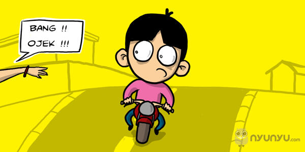 Fakta Seorang Tukang Ojek Keliling