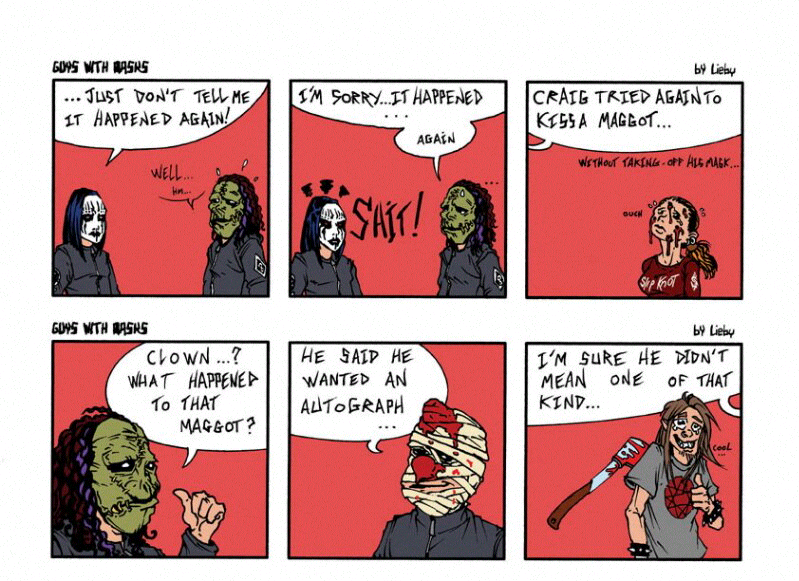 komik slipknot,maggots masuk yuk