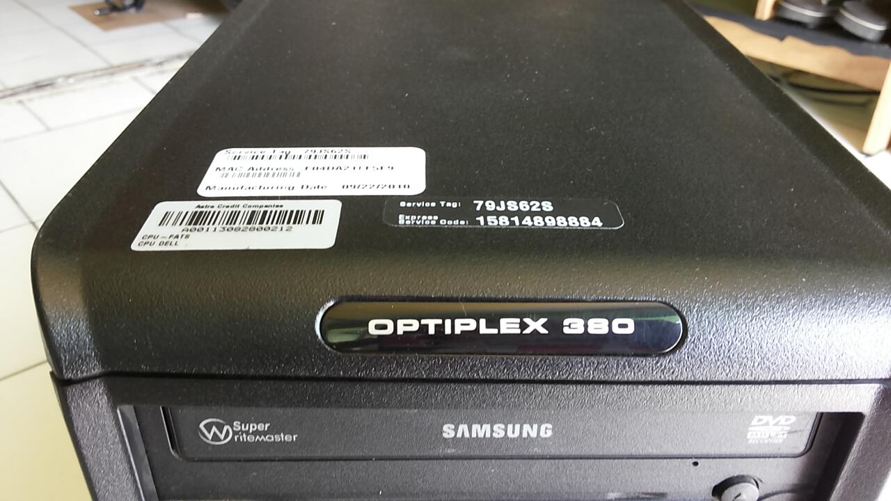 DESKTOP DELL OPTIPLEX 380 MULUS GAGAH KEREN KENCENG