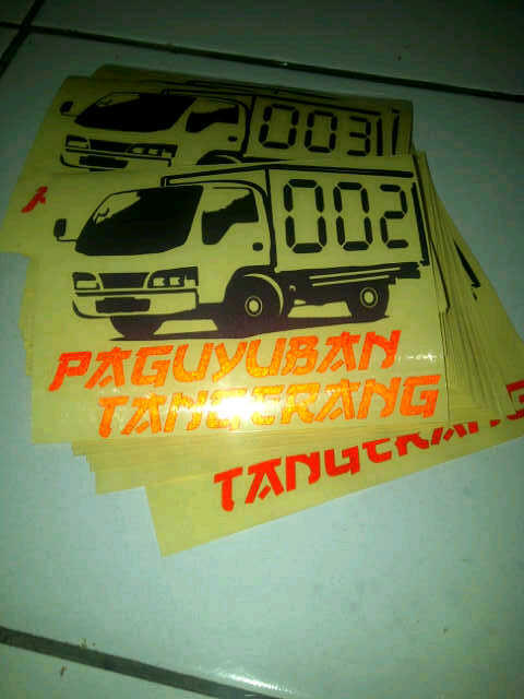 Cutting Sticker Satuan Murah