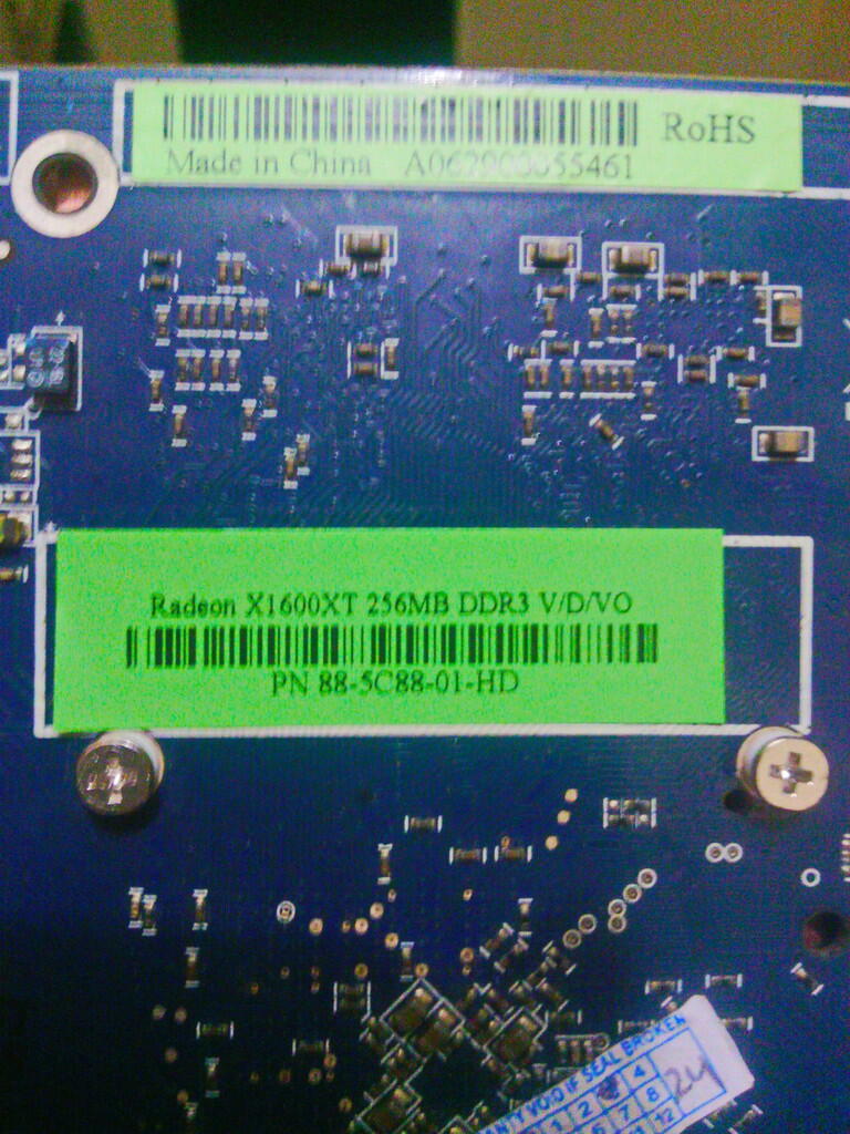 Jual cepat VGA SAPPHIRE Radeon X1600XT 256MB 128-bit GDDR3 BANDUNG